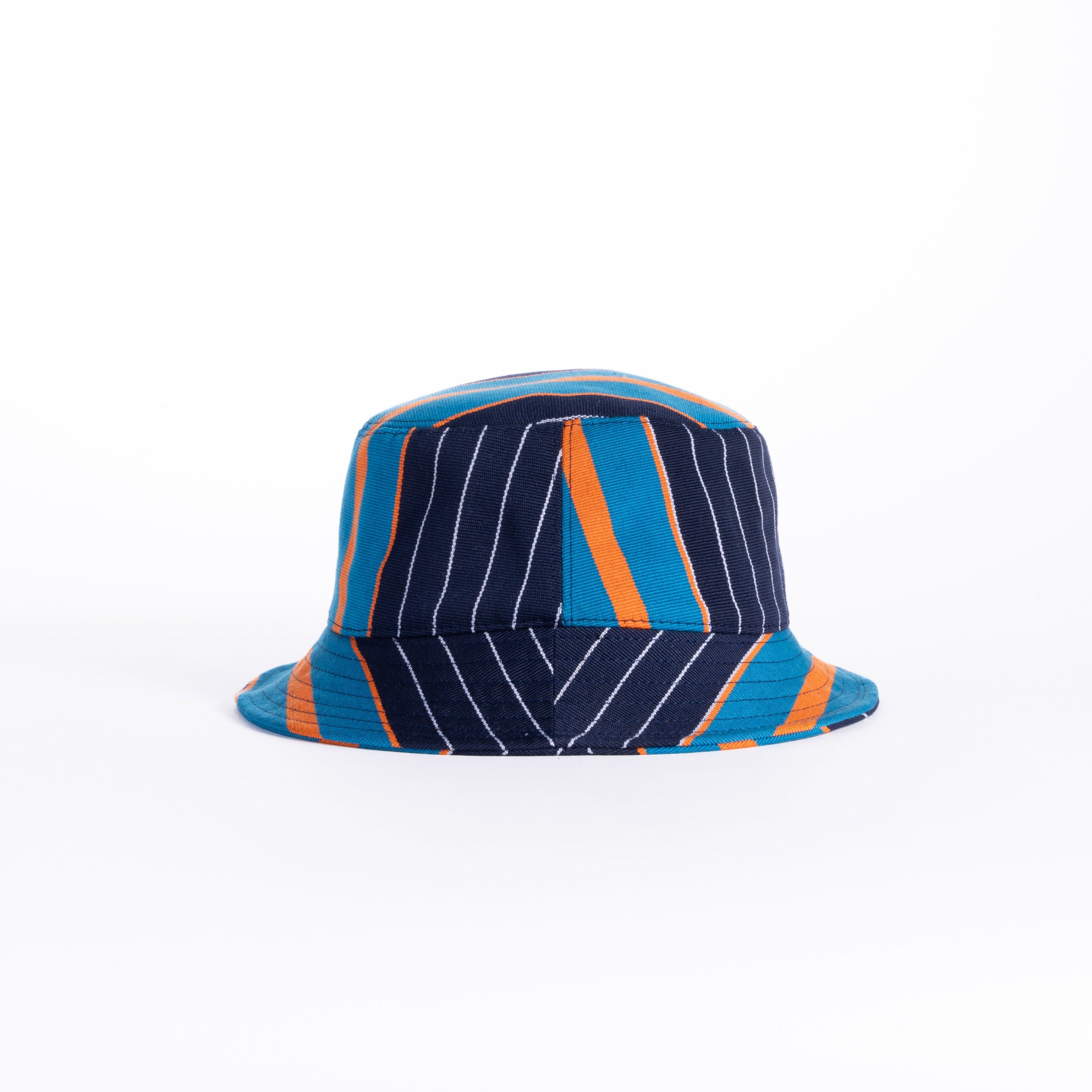 Blue/Navy/Orange Stripes