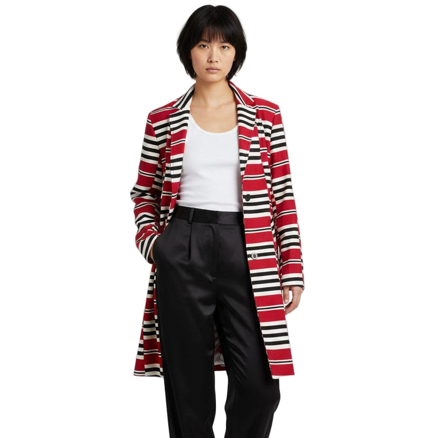 Black/Red/White Stripes